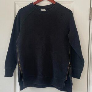 Black Varley Side Zip Sweatshirt S